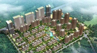 美的城小区团装正在进行中